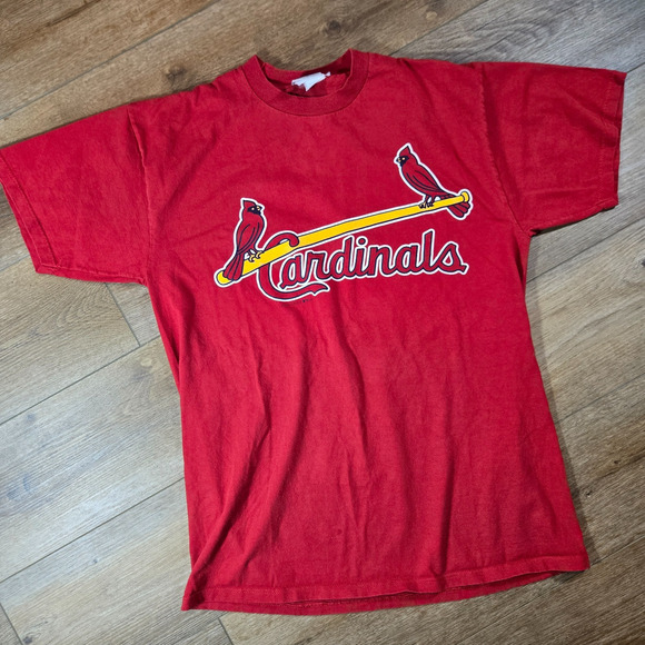 St Louis Cardinals Ron Gant #5 T-Shirt Mens L Vintage 1997 Chalk Line USA MLB - Picture 1 of 10